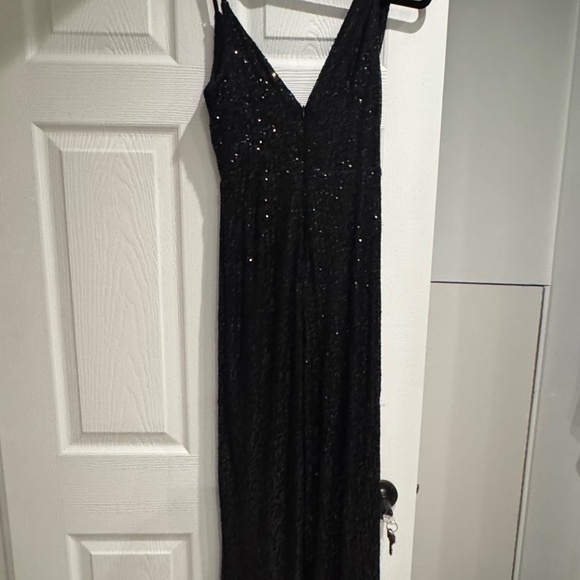 Black sequin jumpsuit - Picture 2 of 3